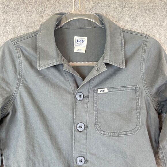 LEE Workwear Vintage Modern Womens XS Union Alls Coveralls Jumpsuit Dark Gray - Picture 2 of 12